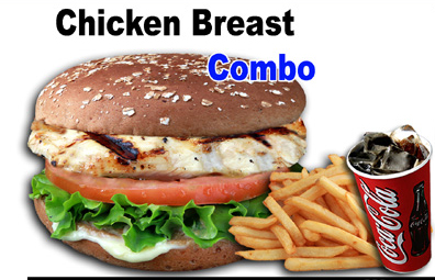 Order Chicken Breast Sandwich Combo  food online from Yellow Basket store, Victorville on bringmethat.com
