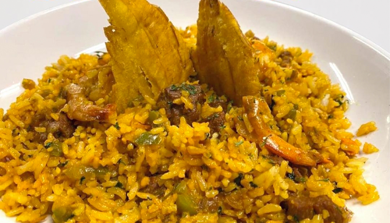 Order Paella food online from 787 Restaurant And Bar store, El Paso on bringmethat.com