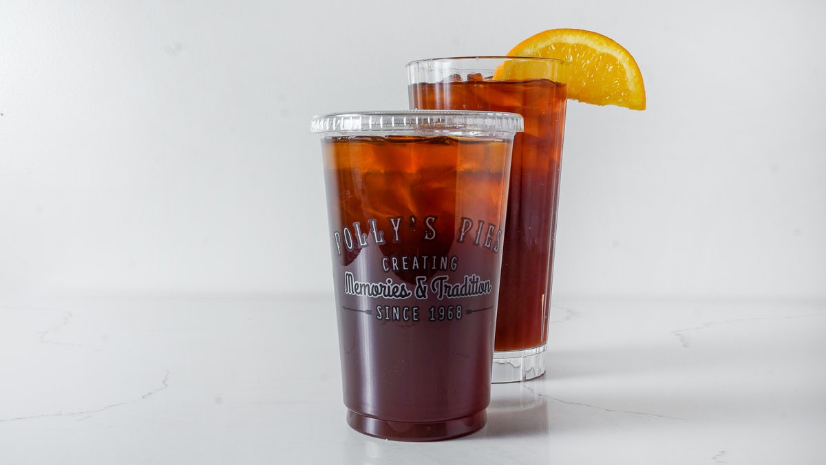 Order Freshly Brewed Mango Iced Tea food online from Polly's Pies Restaurant & Bakery store, Norco on bringmethat.com
