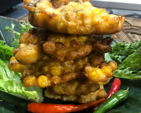 Order Corn Fritter (5 pcs) food online from Java Cove, Inc Food Truck store, Rockville on bringmethat.com