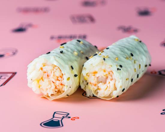 Order The Original Baked Crab Handroll food online from Krispy Rice store, Bowie on bringmethat.com