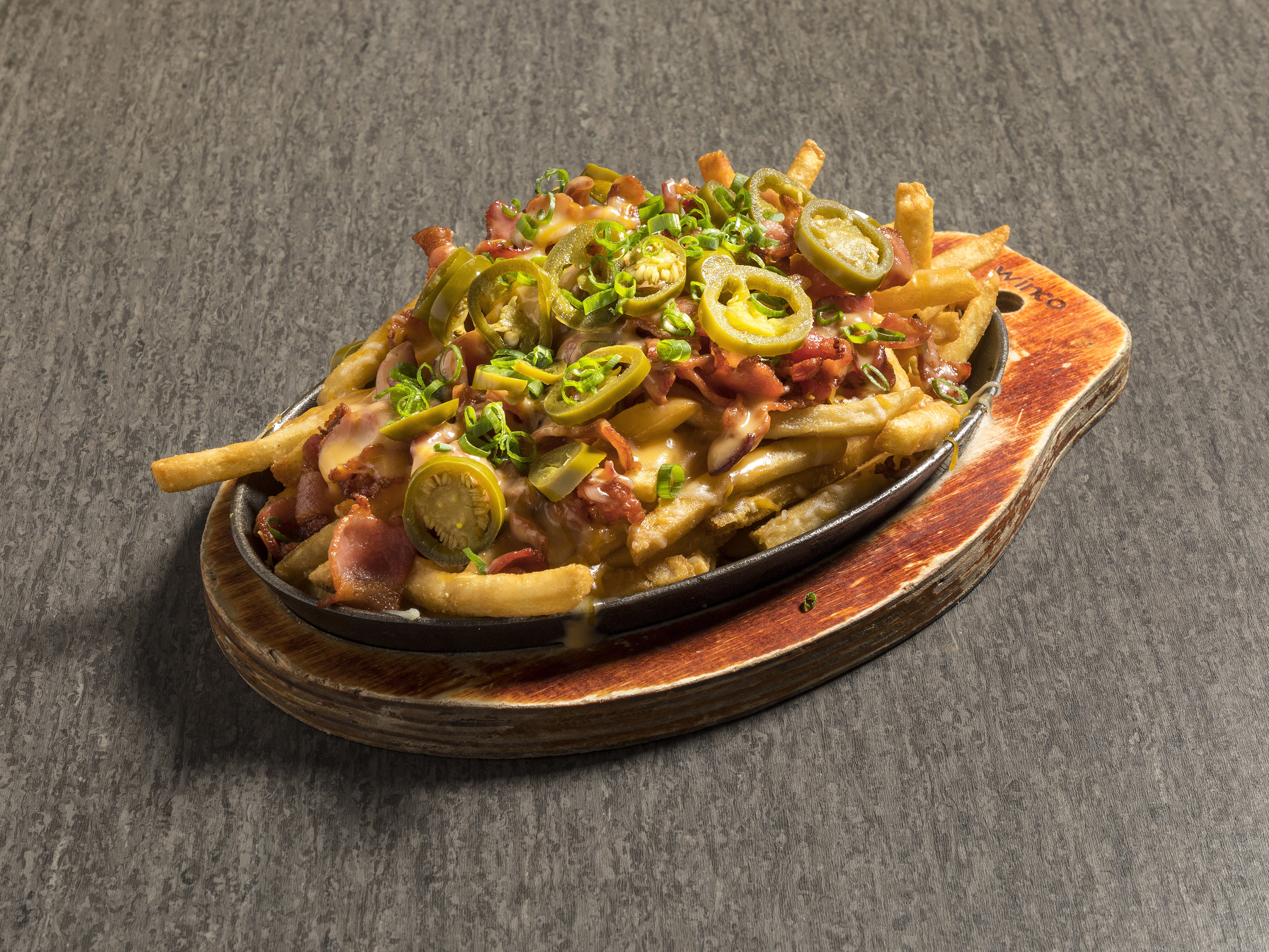 Order Cheese Bacon Fries food online from Rock & Wings store, Bakersfield on bringmethat.com