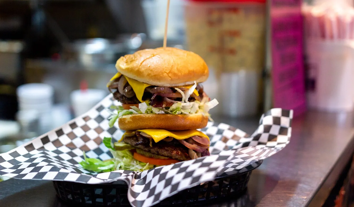 Order The Coffin Burger food online from Diggers Diner store, Brentwood on bringmethat.com
