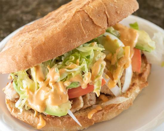 Order Chicken Torta food online from Rivas Mexican Grill store, Sparks on bringmethat.com