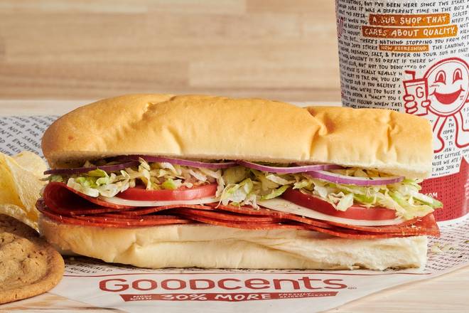 Order Pepperoni food online from Goodcents Deli Fresh Subs store, Olathe on bringmethat.com