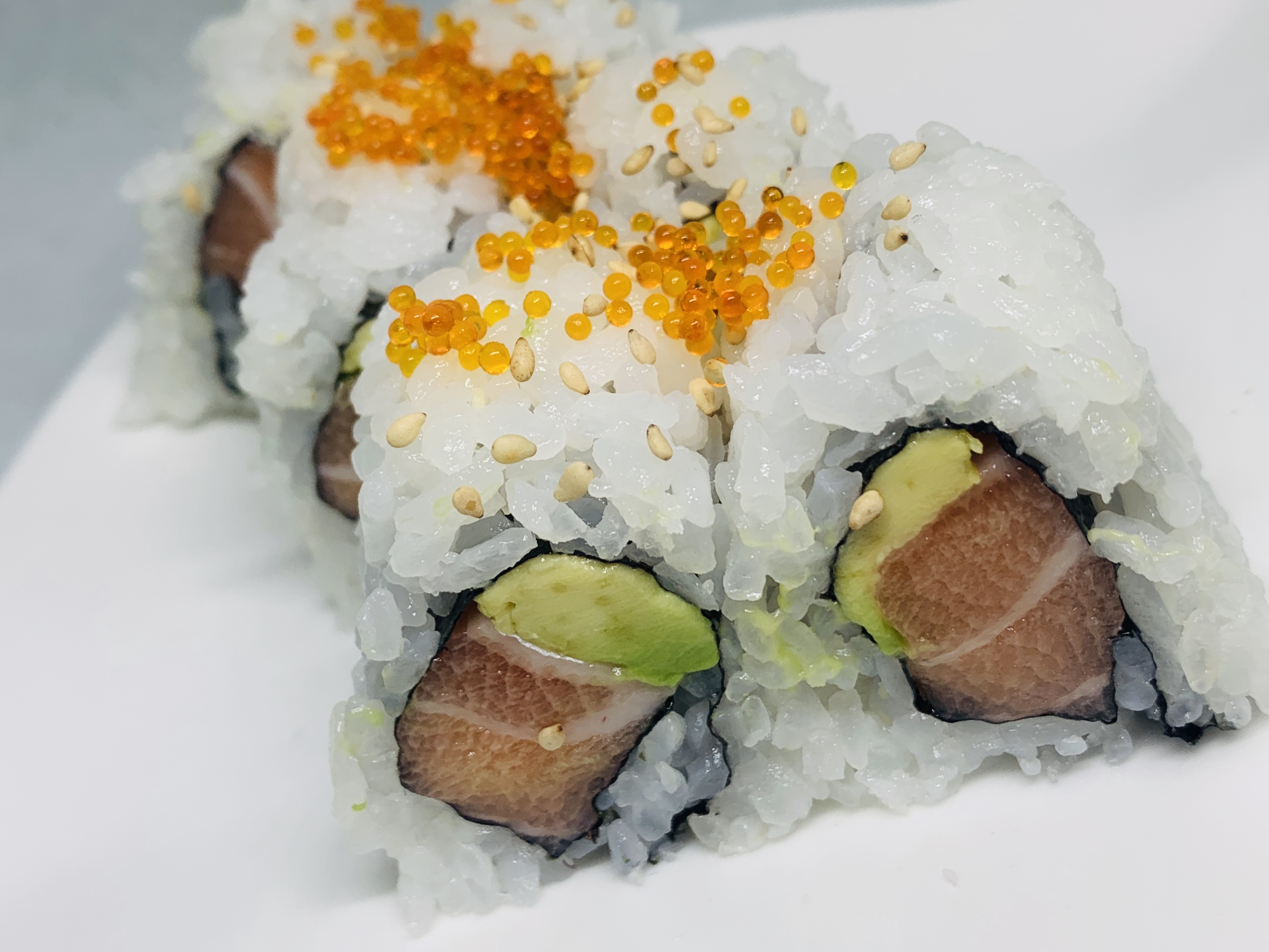 Order Alaska Roll food online from Blue Fin Sushi store, San Francisco on bringmethat.com