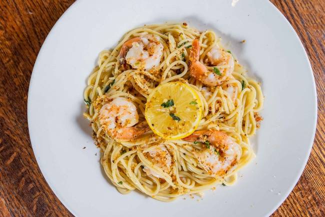 Order Lunch Shrimp Scampi food online from The Metropolitan store, North Wales on bringmethat.com