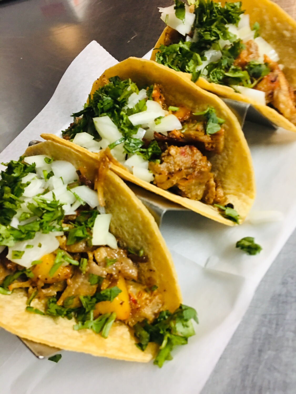Order Tacos al Pastor food online from El Patron Mexican Grill & Cantina store, Albany on bringmethat.com