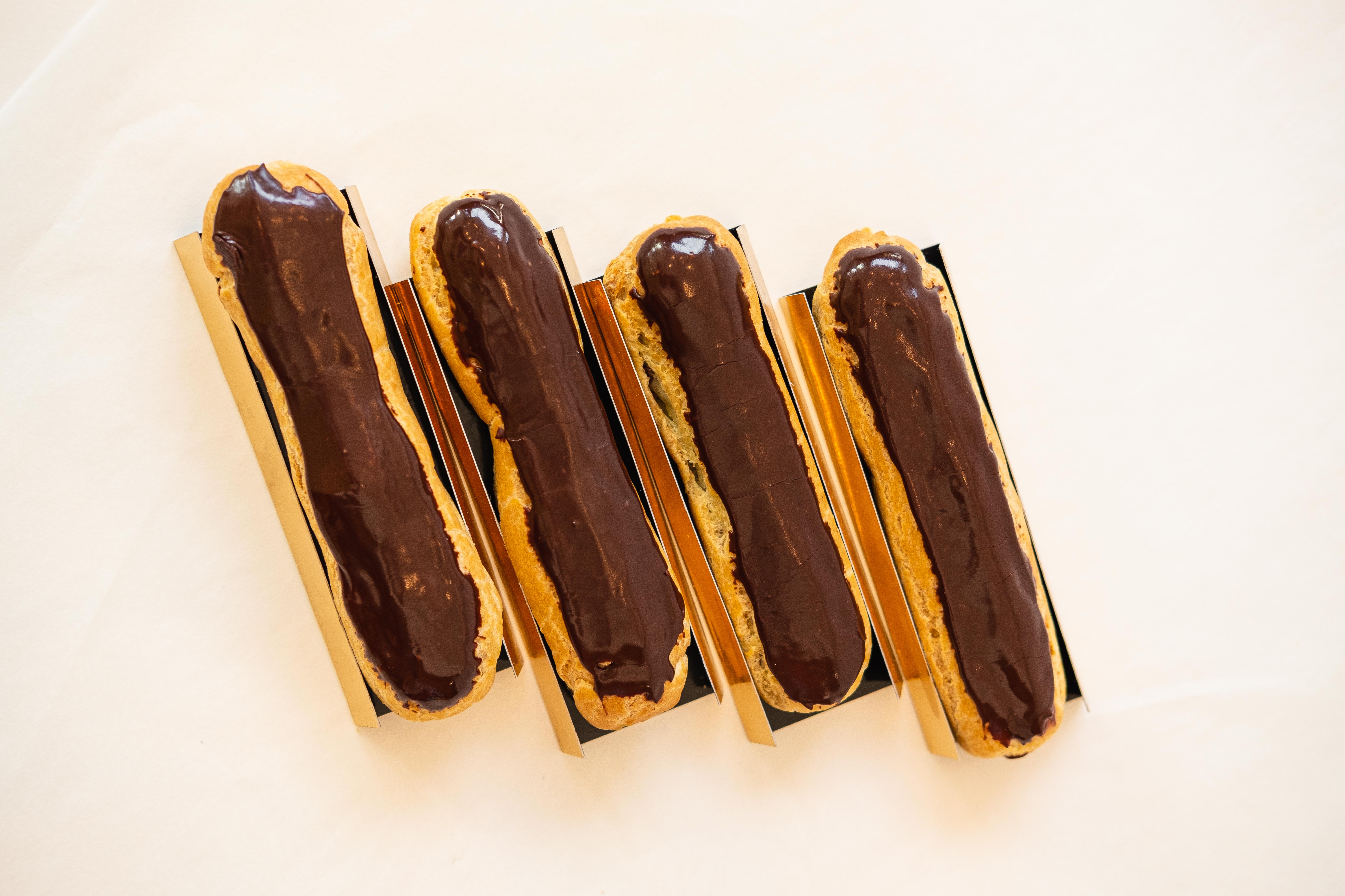 Order Chocolate Eclair food online from Mondo Coffee store, Beverly Hills on bringmethat.com