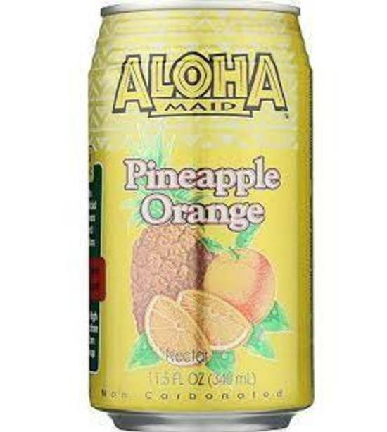 Order Aloha Maid - Pineapple Orange Nectar food online from IV Deli Mart store, Goleta on bringmethat.com