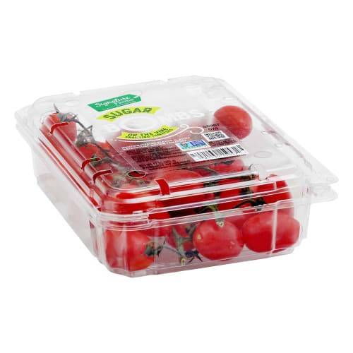 Order Signature Farms · Sugar Bombs on the Vine Snacking Tomatoes (12 oz) food online from Jewel-Osco store, Antioch on bringmethat.com