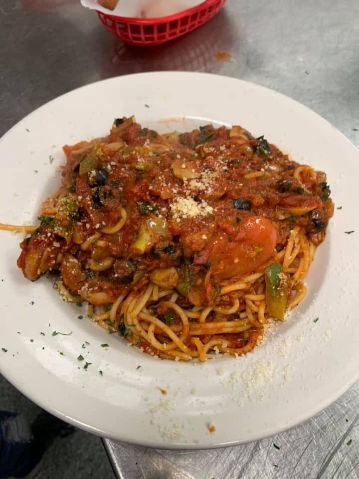 Order Vegetable Spaghetti - Pasta food online from Big Guy Italiano Family Restaurant store, Bristol on bringmethat.com