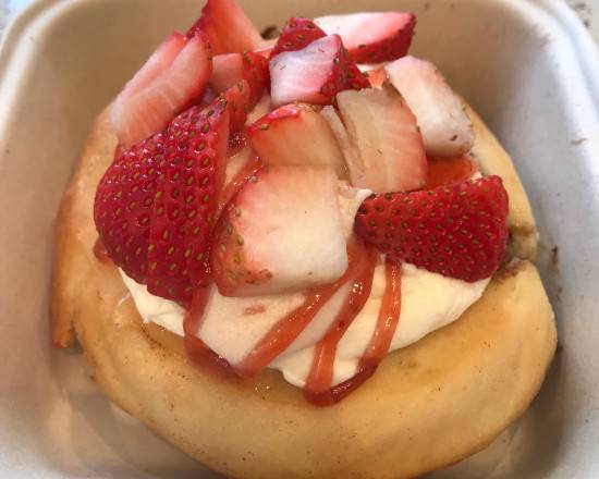 Order Strawberry Bomb Roll food online from Cinnaholic store, Henderson on bringmethat.com