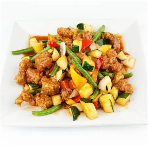 Order 104. Kung Pao Beef with Peanuts food online from Taste of Asian store, Lodi on bringmethat.com