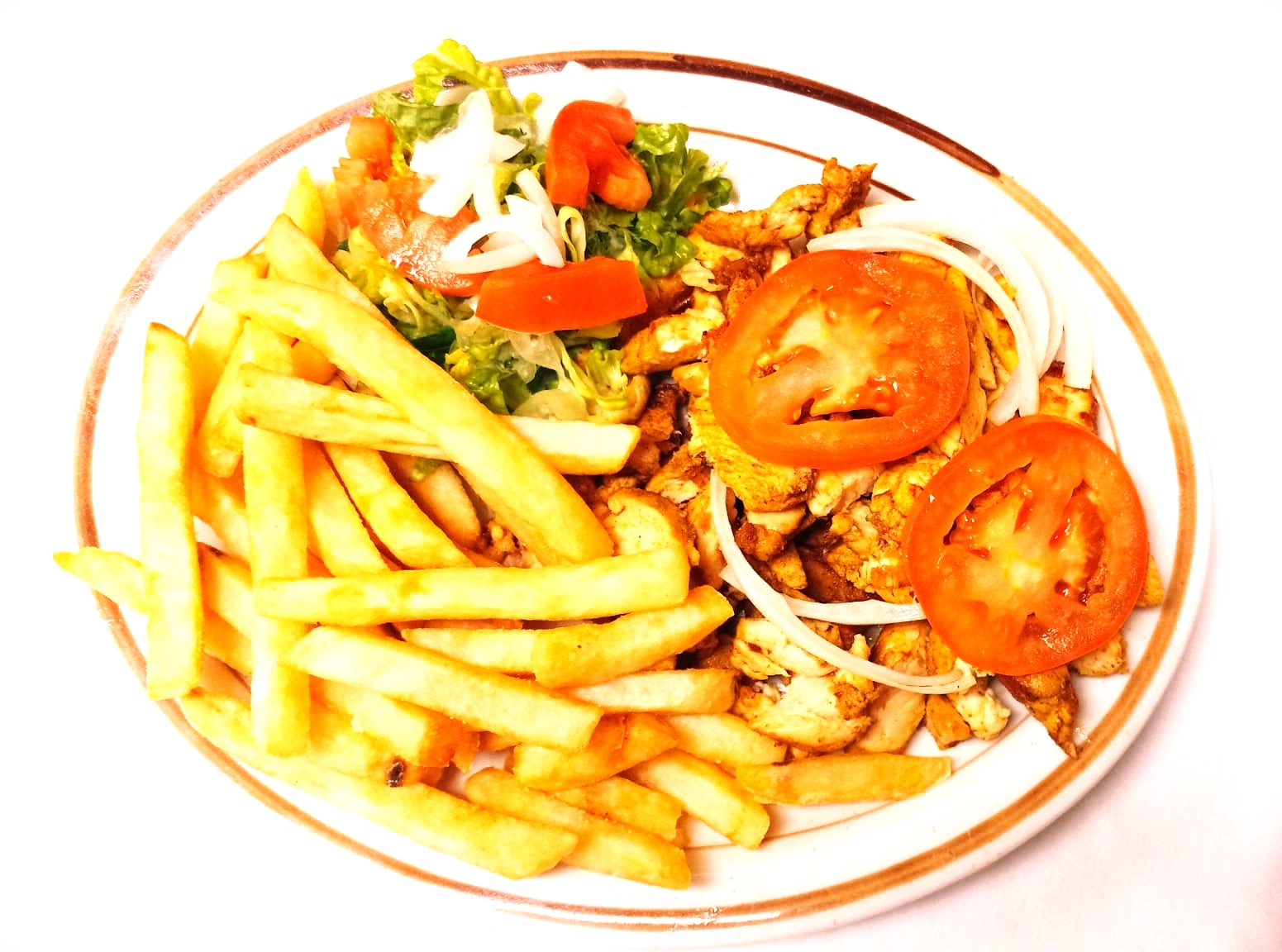 Order Chicken Shawarma Plate food online from Tasty World store, Chicago on bringmethat.com
