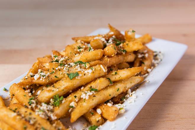 Order Our Famous Big Greek French Fries food online from The Big Greek Cafe store, Silver Spring on bringmethat.com