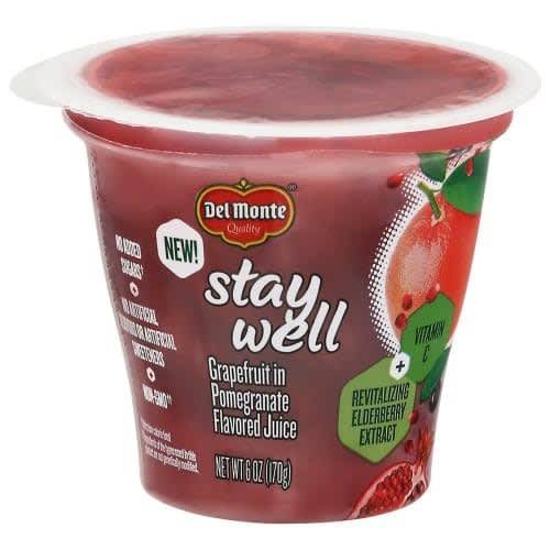 Order Del Monte · Stay Well Grapefruit in Pomegranate Flavored Juice (6 oz) food online from Winn-Dixie store, Zachary on bringmethat.com