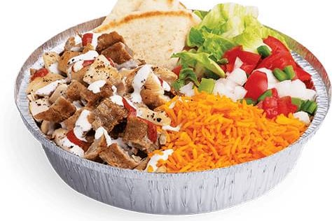 Order Mix Over Rice Platter food online from Chicken & Rib Crib store, Bergenfield on bringmethat.com