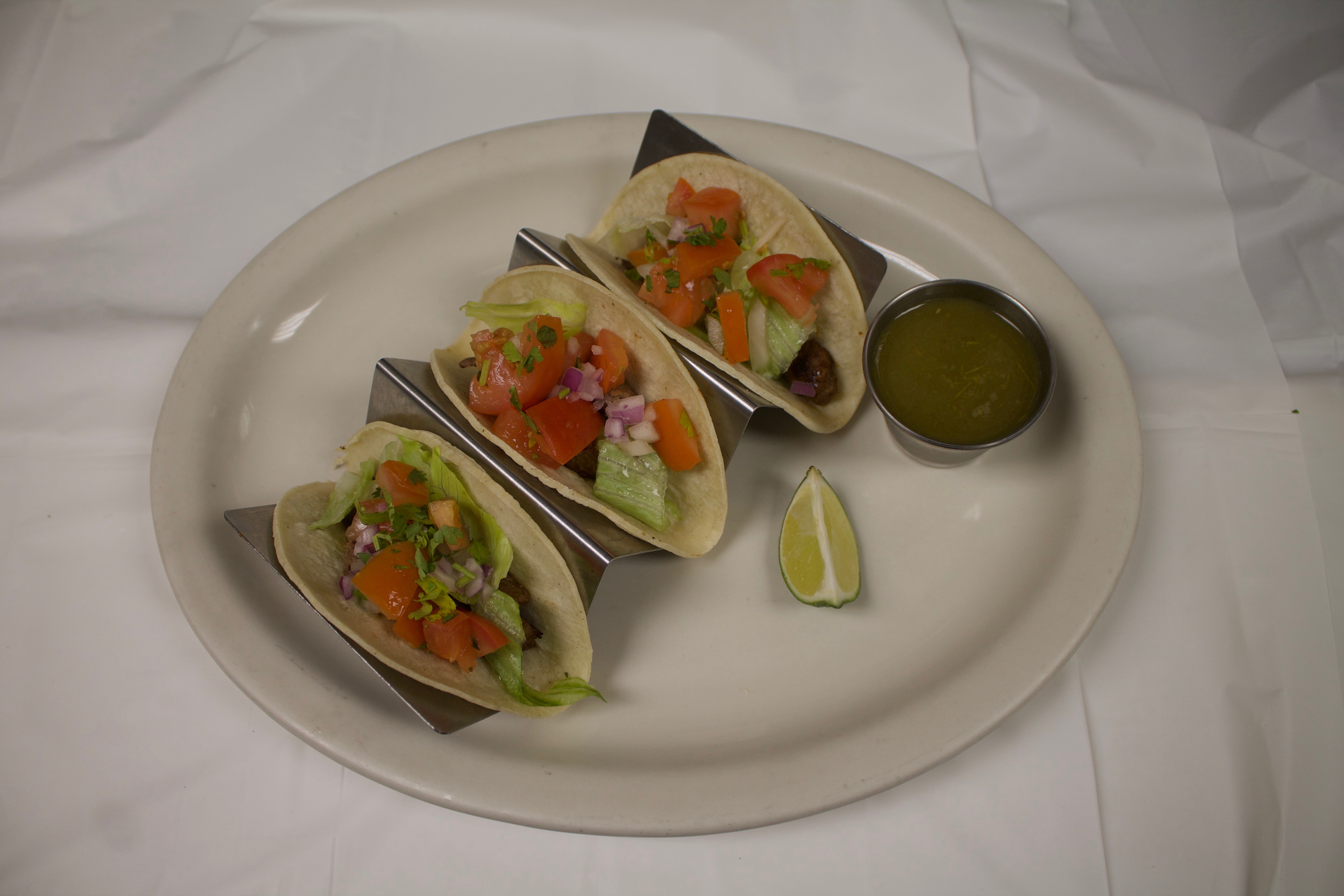 Order 3 Chicken Taco food online from Los Paisanos Catering store, Somerville on bringmethat.com