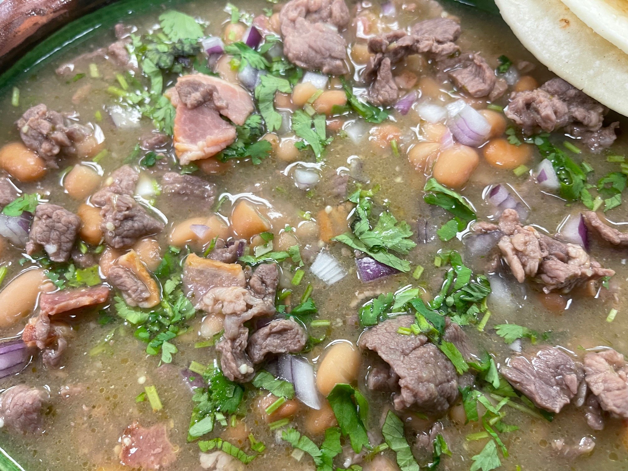 Order Carne en su Jugo (Soup) - Large food online from Neveria Un Limon store, Denver on bringmethat.com