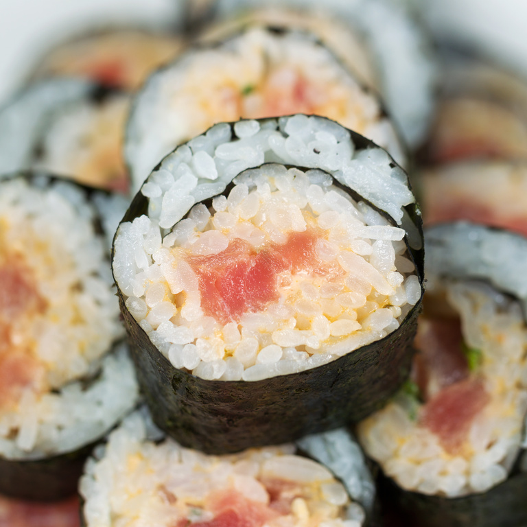 Order Spicy Tuna Roll food online from Asian Tea House store, Rensselaer on bringmethat.com