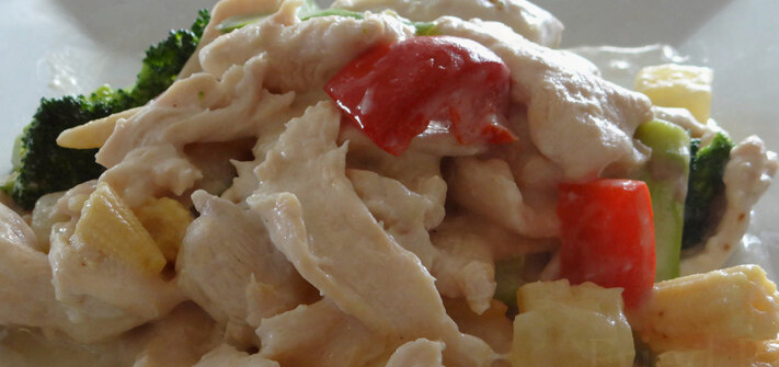 Order Thai Coconut Chicken and Shrimp food online from Green Tea Chinese Restaurant store, Farmington on bringmethat.com