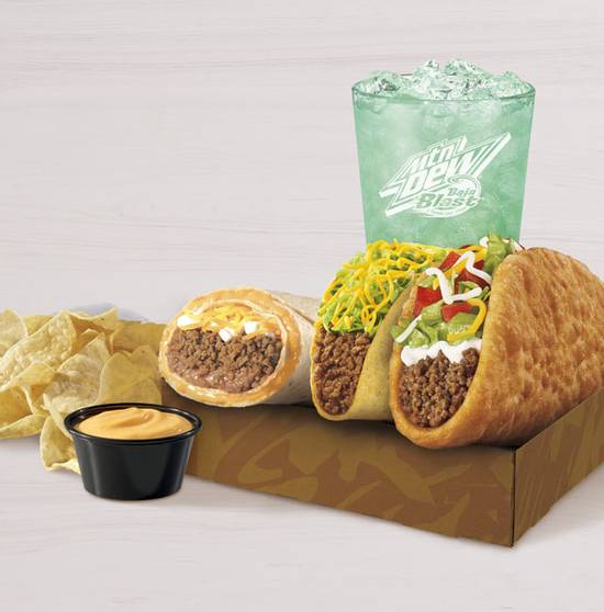 Order Chalupa Cravings Box food online from Taco Bell store, Phoenix on bringmethat.com