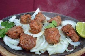 Order Lamb Boti Kabob food online from Flavor of India store, Burbank on bringmethat.com
