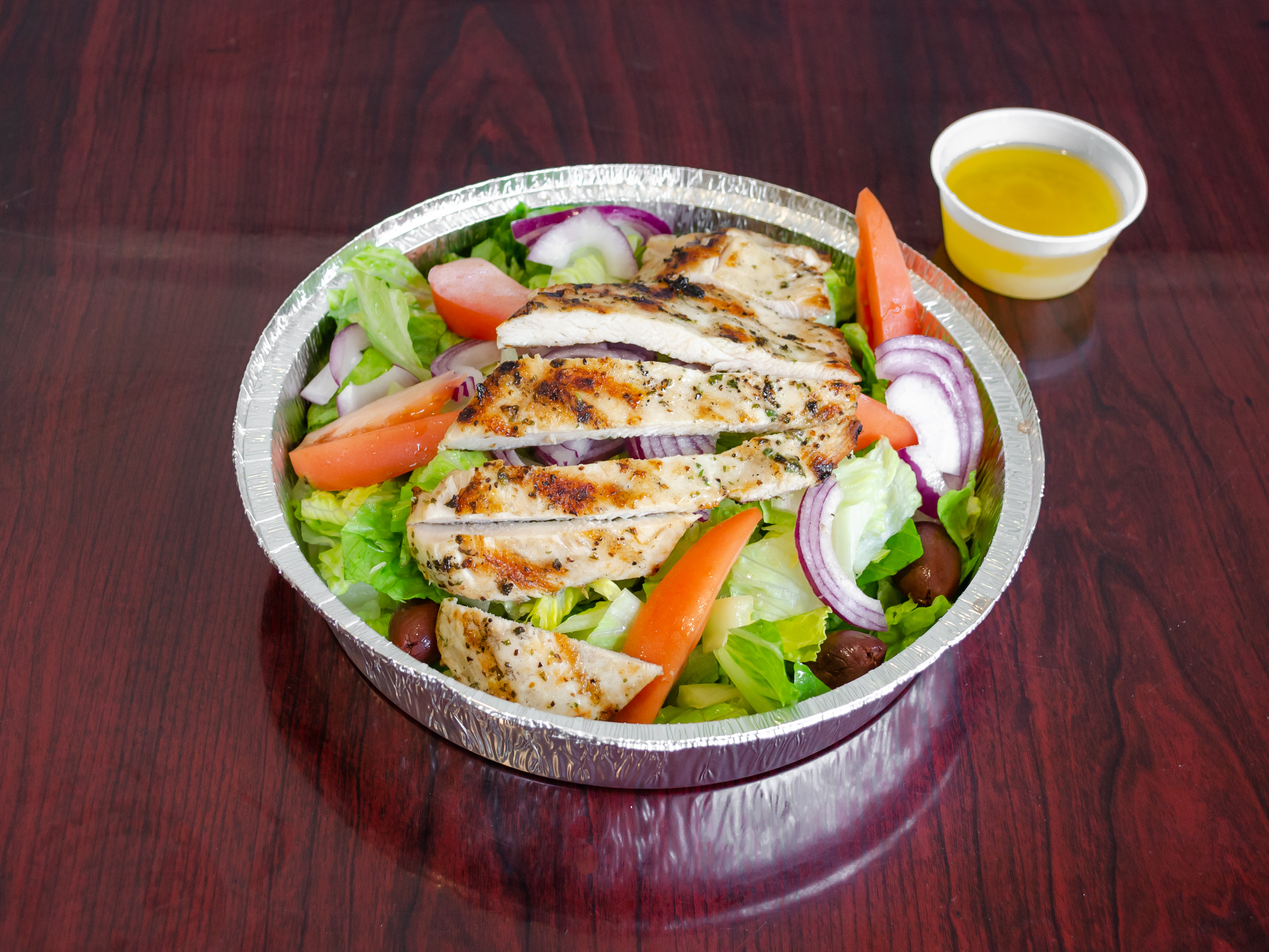 Order Grilled Chicken Salad  food online from Saporito Pizza store, Warwick on bringmethat.com