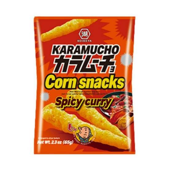 Order Karamucho Corn Snacks - Spicy Curry food online from IV Deli Mart store, Goleta on bringmethat.com