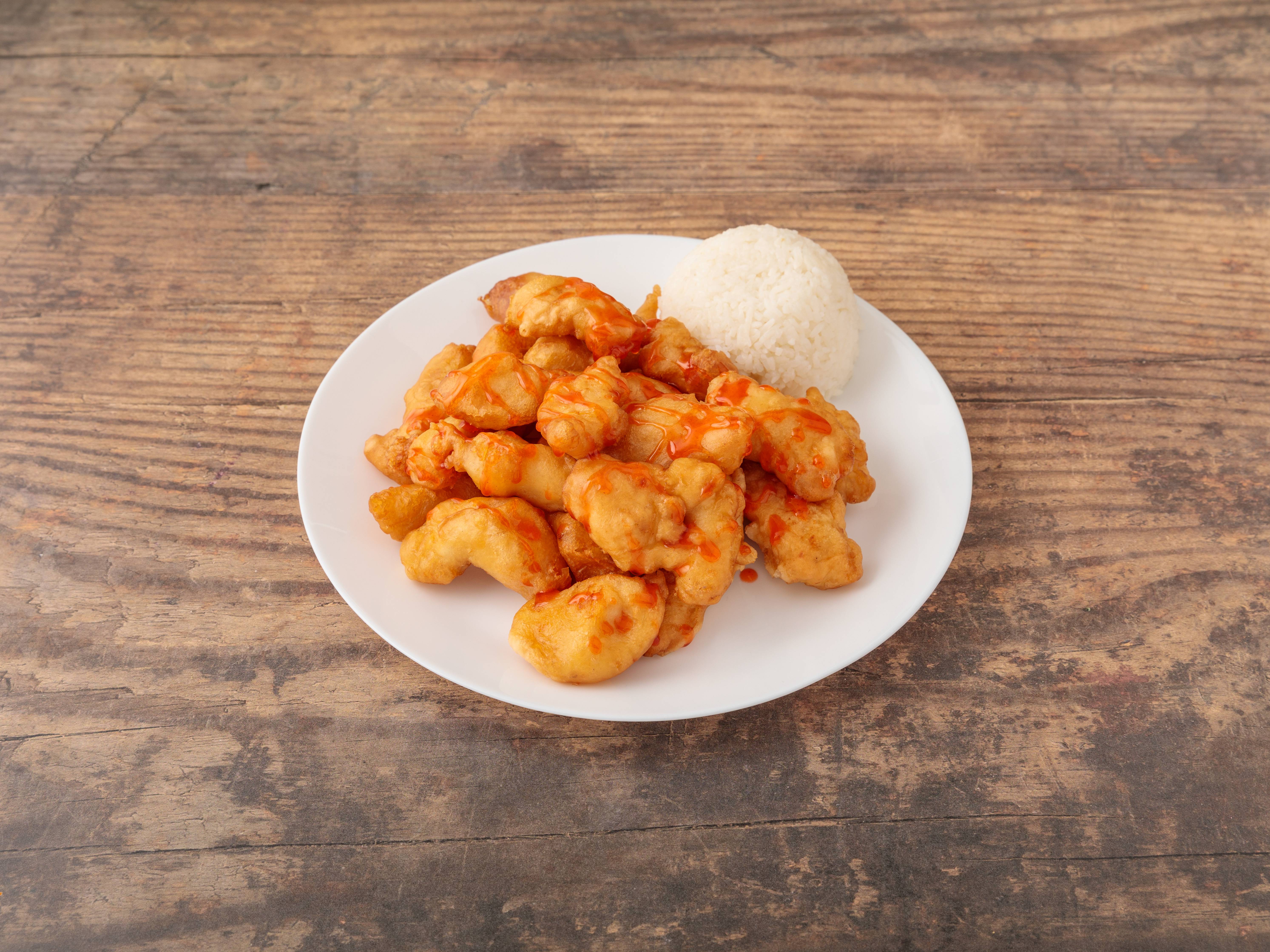 Order 85. Sweet and Sour Chicken food online from New Dynasty Taste store, Staten Island on bringmethat.com