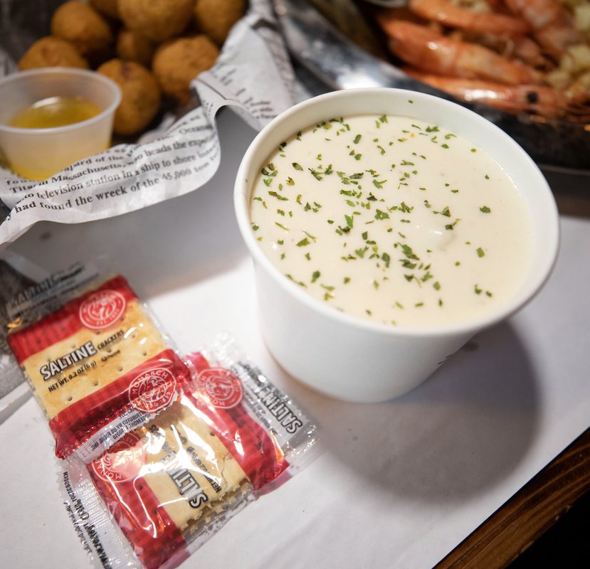 Order Clam Chowder food online from Hook & Reel store, Snellville on bringmethat.com