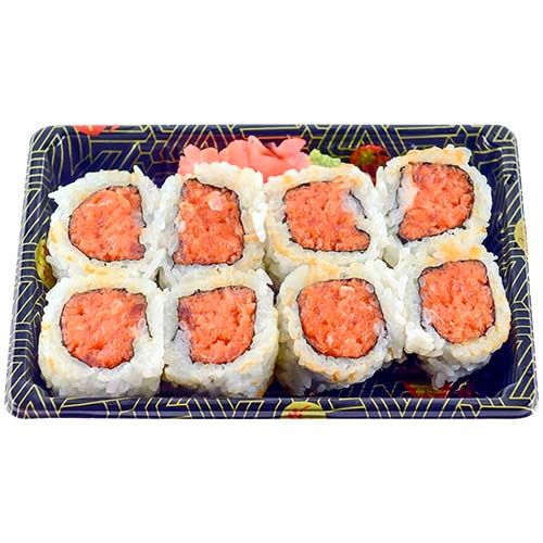 Order R28. Spicy Salmon Roll food online from Tengu Asian Bistro store, Albany on bringmethat.com