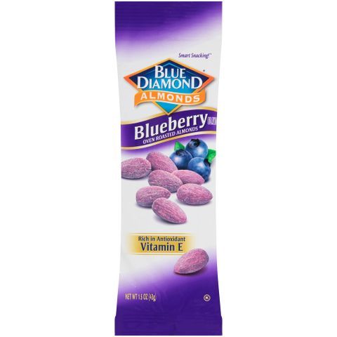Order Blue Diamond Blueberry Almonds Tube 1.5oz food online from 7-Eleven store, Nashville on bringmethat.com