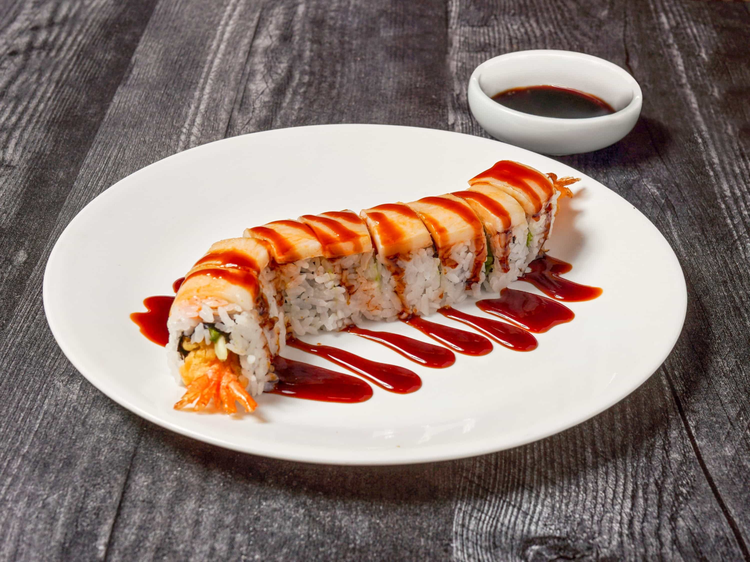 Order White Dragon Roll food online from Sushi Express store, Park Ridge on bringmethat.com