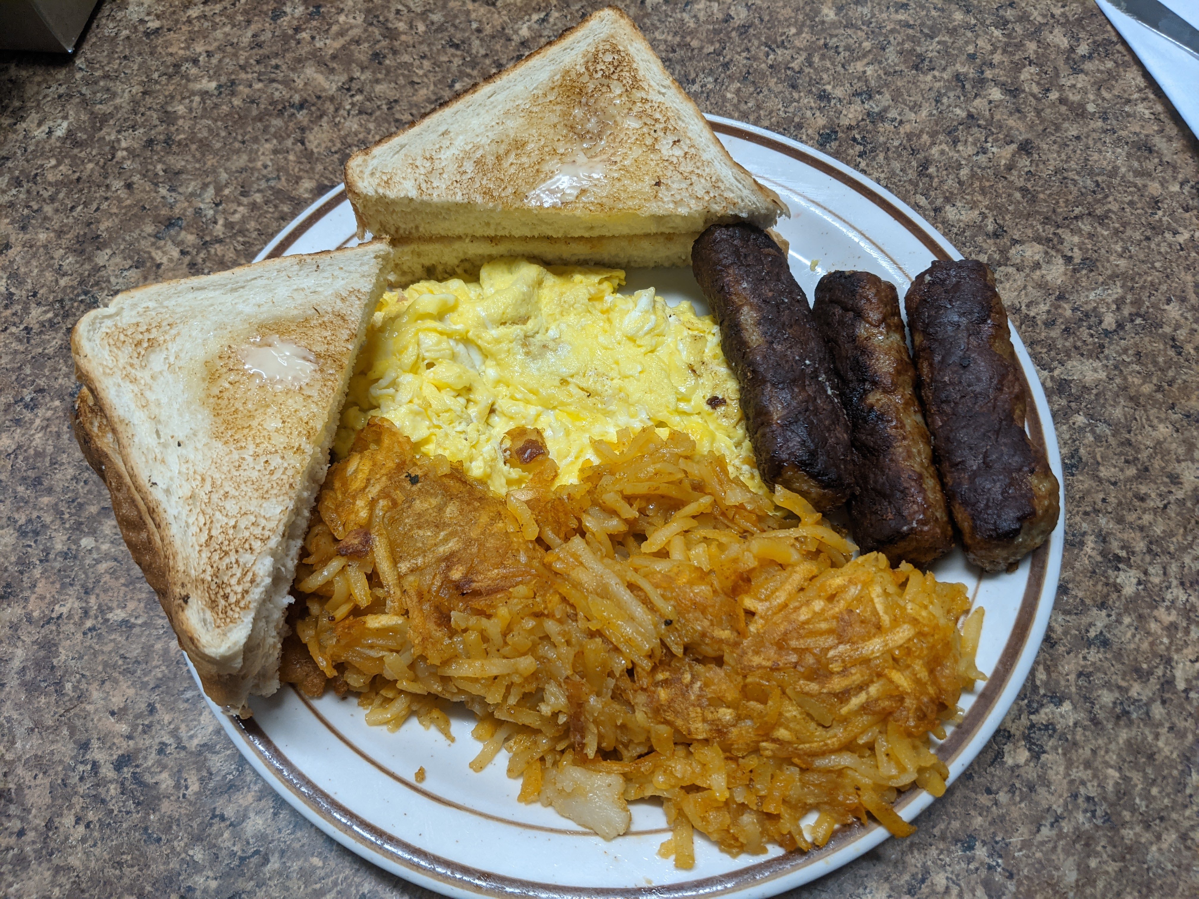 Order 2 Eggs and 3 Sausage Links food online from Parkside Diner store, Rochester on bringmethat.com