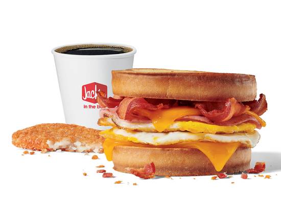 Order Grilled Sourdough Cheddar Sandwich Combo food online from Jack In The Box store, Washington on bringmethat.com