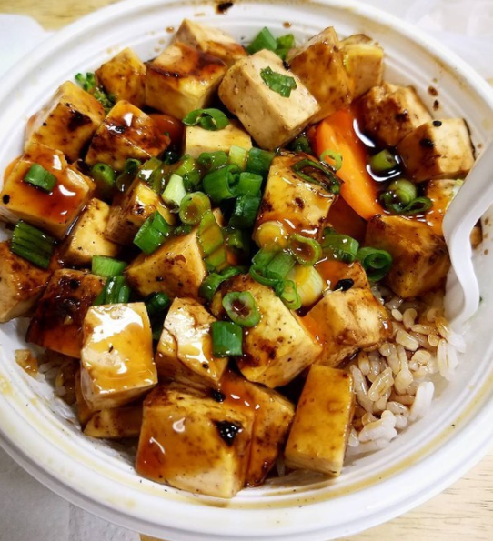 Order Mini Organic Tofu Bowl food online from Flame Broiler store, Pasadena on bringmethat.com