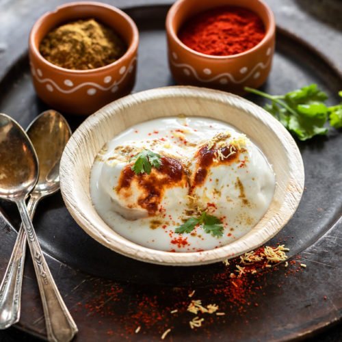 Order Dahi Vada food online from Shimla Peppers store, Naperville on bringmethat.com