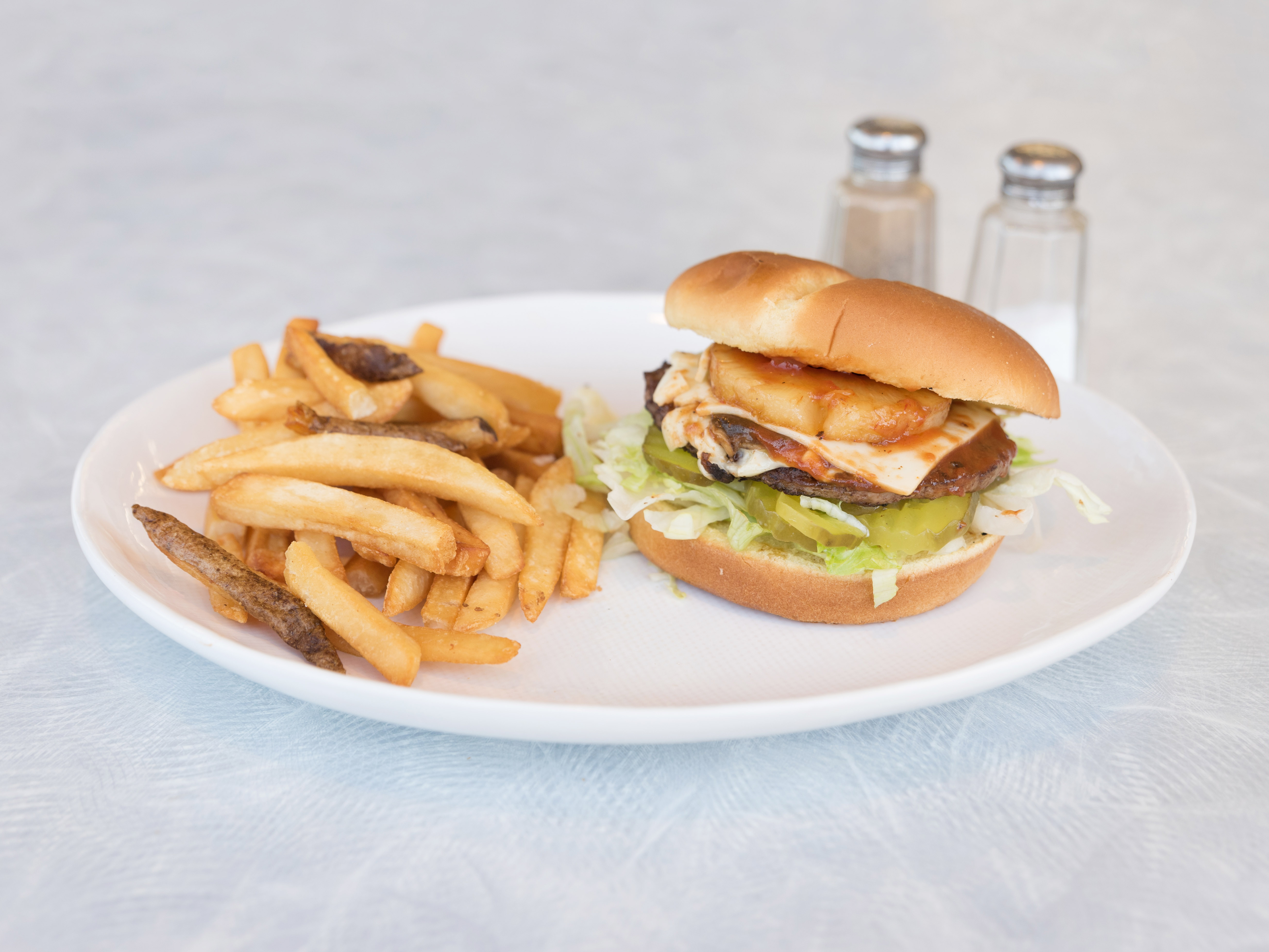Order Hawaiian BBQ Burger food online from By's store, Seattle on bringmethat.com