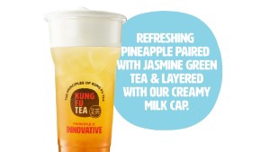 Order Sunshine Pineapple Tea Cap food online from Kung Fu Tea store, Boyds on bringmethat.com