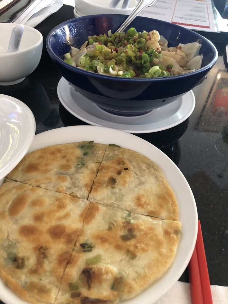 Order Traditional-Style Scallion Pancake food online from Mandarette Cafe store, Los Angeles on bringmethat.com