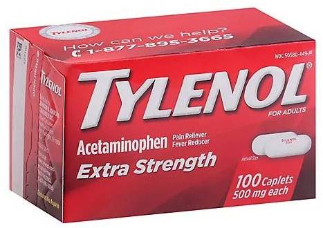 Order Tylenol Extra Strength - 100 Caplets - 500mg food online from East Cooper Family Pharmacy store, Mt Pleasant on bringmethat.com
