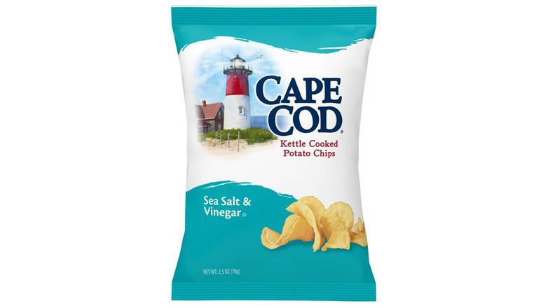 Order Cape Cod Sea Salt And Vinegar Kettle Cooked Potato Chips food online from Route 7 Food Mart store, Norwalk on bringmethat.com