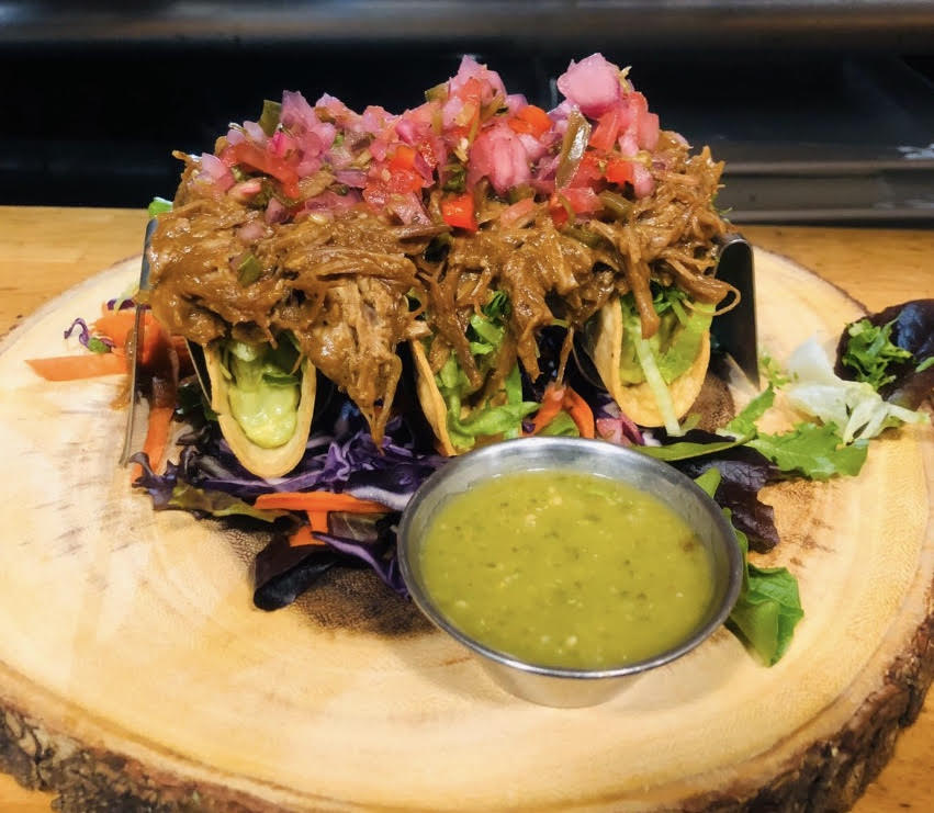 Order Pulled Beef Tacos food online from Mocha Burger store, New York on bringmethat.com