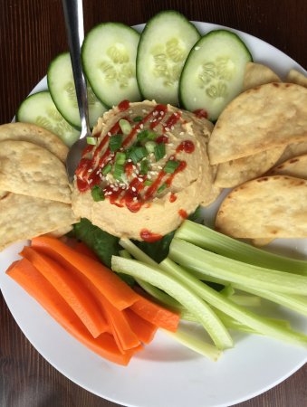 Order HUMMUS food online from Austin's Saloon and Eatery store, Libertyville on bringmethat.com