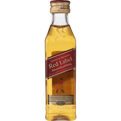 Order Johnnie Walker Scotch Red (50 ML) 7346 food online from BevMo! store, Citrus Heights on bringmethat.com