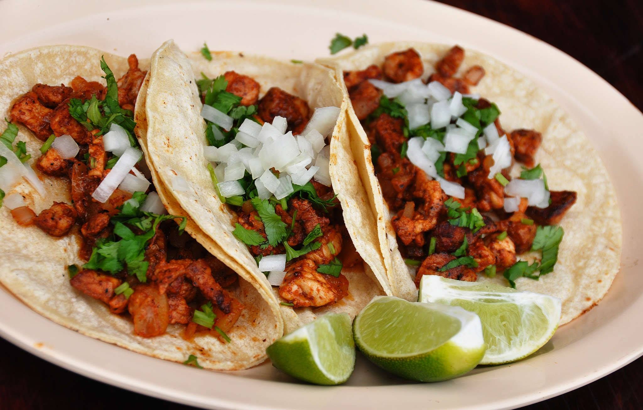 Order Al Pastor Taco food online from Fonda Mexicana store, Bridgeport on bringmethat.com