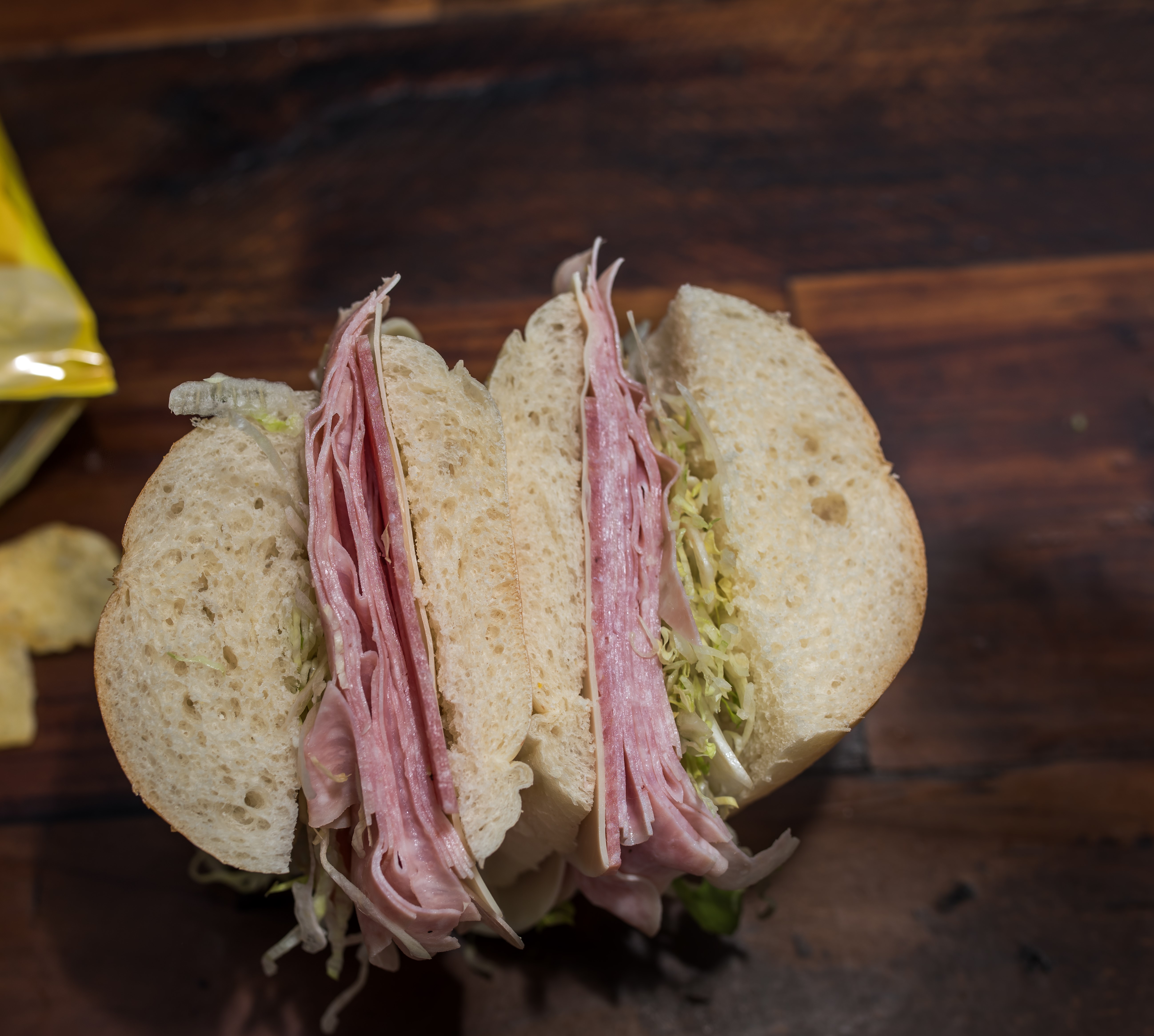 Order 1. Spiced Ham, Salami and Cheese Cold Sub food online from Mr Subs store, South Plainfield on bringmethat.com