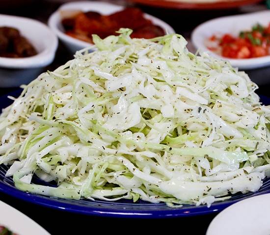 Order Cabbage Salad food online from Sunnin Lebanese Cafe store, Los Angeles on bringmethat.com